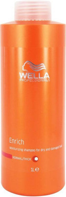 Wella Professionals Professionals Enrich Moisturizing Shampoo Normal/ Thick 1000ml(1000 ml)