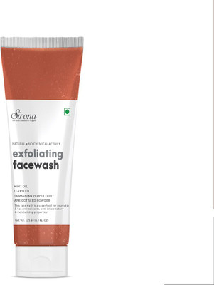 SIRONA Natural EXFOLIATING FACE WASH – Facial Cleaner with Apricot & flaxseed extracts – proprietary Tasmanian Pepper & 5 Magical Herbs*. Super Food for face with real exotic oils – anti-oxidants, anti-inflammatory & moisturising properties – helps in ble
SIRONA Natural EXFOLIATING FACE WASH – Facial Cleaner with Apricot & flaxseed extracts – proprietary Tasmanian Pepper & 5 Magical Herbs*. Super Food for face with real exotic oils – anti-oxidants, anti-inflammatory & moisturising properties – helps in ble