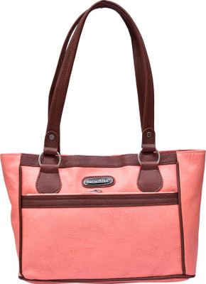 Al Jazeera Shoulder Bag(Pink, Brown), Brown;pink