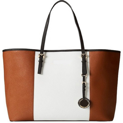Niryat International Hand-held Bag(Brown, White)