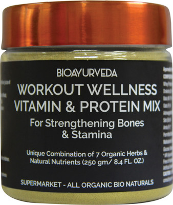 BioAyurveda WORKOUT WELLNESS VITAMIN & Protein Mix 250 g Protein Blends(250.0 g, Unflavored)
BioAyurveda WORKOUT WELLNESS VITAMIN & Protein Mix 250 g Protein Blends(250.0 g, Unflavored)