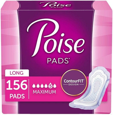 Poise Incontinence , Maximum Absorbency, Long, 39 Count (4 Cases) Sanitary Pad(Pack of 39)
Poise Incontinence , Maximum Absorbency, Long, 39 Count (4 Cases) Sanitary Pad(Pack of 39)