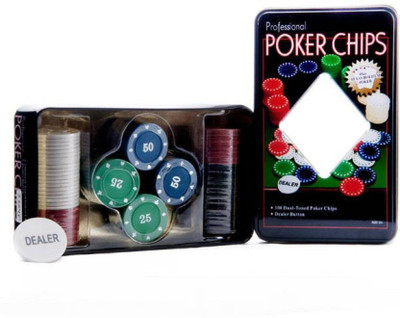 iZED Texas Hold'Em Poker Set (Tin Case) – 100 Chipss Duplex Centered Board (Multicolor)(Multicolor)
iZED Texas Hold'Em Poker Set (Tin Case) – 100 Chipss Duplex Centered Board (Multicolor)(Multicolor)
