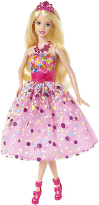 kidoz kingdom BARBIE HAPPY BIRTHDAY DOLL(Multicolor)