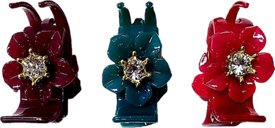 Proplady Partywear Designer Combo (Set of 3, M Size) Rhinstone Stud Vibrant Hair Clips for Girls & Women|Wedding Hair|Designer Hair Clip, Hair Claw, Bun Clip, Banana Clip, Back Pin, Hair Accessory Set(Multicolor)
Proplady Partywear Designer Combo (Set of 3, M Size) Rhinstone Stud Vibrant Hair Clips for Girls & Women|Wedding Hair|Designer Hair Clip, Hair Claw, Bun Clip, Banana Clip, Back Pin, Hair Accessory Set(Multicolor)