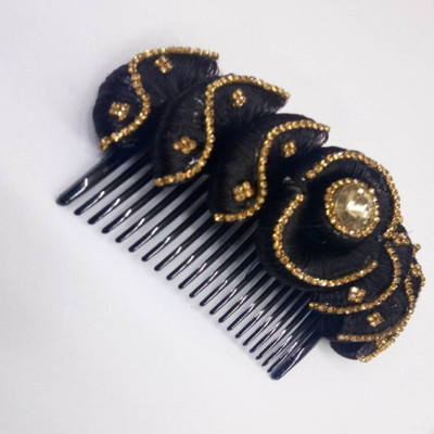 AJ Wedding Accessories Comb Donut For Puff Making Bun Clip (Black) ( pack of1 ) Bun (Black) Bun Clip (Black) Bun(Black)
AJ Wedding Accessories Comb Donut For Puff Making Bun Clip (Black) ( pack of1 ) Bun (Black) Bun Clip (Black) Bun(Black)