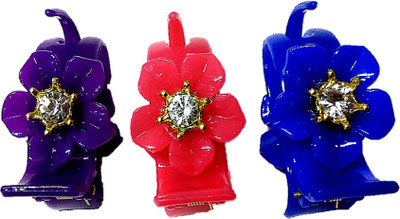 Proplady Partywear Designer Combo (Set of 3, M Size) Rhinstone Stud Vibrant Hair Clips for Girls & Women|Wedding Hair|Designer Hair Clip, Hair Claw, Bun Clip, Banana Clip, Back Pin, Hair Accessory Set(Multicolor)
Proplady Partywear Designer Combo (Set of 3, M Size) Rhinstone Stud Vibrant Hair Clips for Girls & Women|Wedding Hair|Designer Hair Clip, Hair Claw, Bun Clip, Banana Clip, Back Pin, Hair Accessory Set(Multicolor)