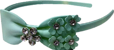 Proplady Partywear Stylish Rhinestone Stud Matte Finish Bow Hair Band for Girls & Women|Wedding Hair Accessories|Designer Hair Band, Head Band, Hair Chain(Green)
Proplady Partywear Stylish Rhinestone Stud Matte Finish Bow Hair Band for Girls & Women|Wedding Hair Accessories|Designer Hair Band, Head Band, Hair Chain(Green)