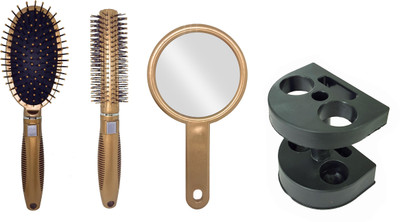 EKAN Hair Brush Combo Kit With Hand Mirror And Stand - hair Brush Set Combo For Men & Women
EKAN Hair Brush Combo Kit With Hand Mirror And Stand - hair Brush Set Combo For Men & Women