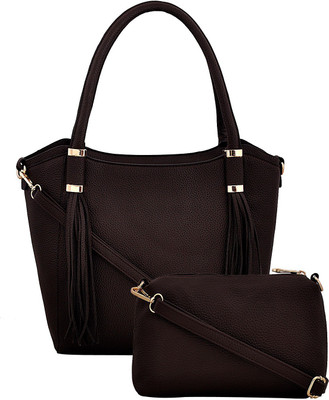 KISHORI HANDICRAFTS Hand-held Bag(Brown)