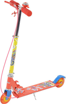 Toy House Two Wheeled Metal Folding Skate Scooter with Disco Wheels, Height Adjustable Handlebar, Handlebar Bell and Hand Brake(Red)
Toy House Two Wheeled Metal Folding Skate Scooter with Disco Wheels, Height Adjustable Handlebar, Handlebar Bell and Hand Brake(Red)