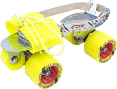 Jonex SPEED Green Adjustable Quad Roller Skates - Size Free UK(Green)