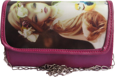 CHERRY BLUE Girls Casual Purple PU Sling Bag