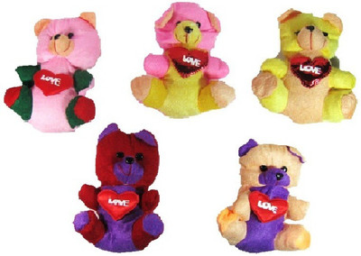 Taniya Imitation Jewellery Pack of 5 Cute Heart Love with Teddy Bear Soft Stuffed Plush Toy Kid Children Infant love Valentine Birthday Gift - 15 cm(Multicolor)
Taniya Imitation Jewellery Pack of 5 Cute Heart Love with Teddy Bear Soft Stuffed Plush Toy Kid Children Infant love Valentine Birthday Gift - 15 cm(Multicolor)