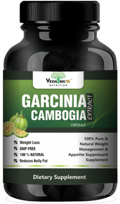 VEDA MAXX Garcinia Cambogia Extract 100% Veg Weight Loss/Fat Burner Supplement (60 Capsules)(500 mg)
VEDA MAXX Garcinia Cambogia Extract 100% Veg Weight Loss/Fat Burner Supplement (60 Capsules)(500 mg)