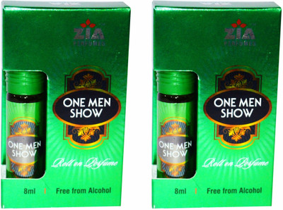 Zia One Man Show ( Pack of 2 ) Malaysian Edition Floral Attar(Davana)