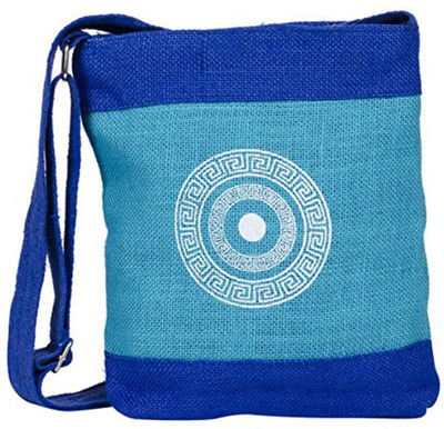 Bohemians' bag Women's jute sling bag - Pagoda Waterproof Sling Bag(Blue, Green, 10 inch)
Bohemians' bag Women's jute sling bag - Pagoda Waterproof Sling Bag(Blue, Green, 10 inch)