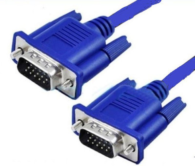 TechGear High Quality Flat 3 MTR Male To Male 15 PIN VGA Cable for Connecting Laptop PC to Monitor LCD LED TV VGA Cable(Compatible with Laptop, PC, Computer, Monitor, LCD LED TV, Blue)
TechGear High Quality Flat 3 MTR Male To Male 15 PIN VGA Cable for Connecting Laptop PC to Monitor LCD LED TV VGA Cable(Compatible with Laptop, PC, Computer, Monitor, LCD LED TV, Blue)