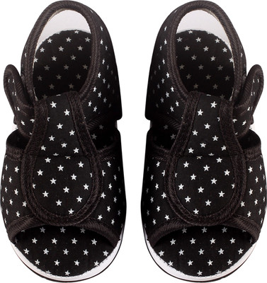 Chiu Boys & Girls Velcro Flats(Black