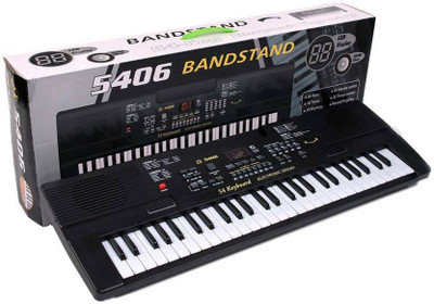 Riya Touch Keys Electronic Melody Musical Keyboard With Microphone(Black)