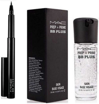 MAC BB PLUS Imported prep+prime skin base visage primer 35ml , 1 Pen Eyeliner Blackest Waterproof 1.45 Gm FOR ALL SKIN TONE Primer - 35 ml(NATURAL)
MAC BB PLUS Imported prep+prime skin base visage primer 35ml , 1 Pen Eyeliner Blackest Waterproof 1.45 Gm FOR ALL SKIN TONE Primer - 35 ml(NATURAL)