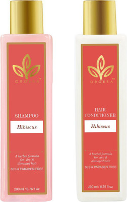 Org'era hibiscus shampoo and conditioner combo(400 ml)