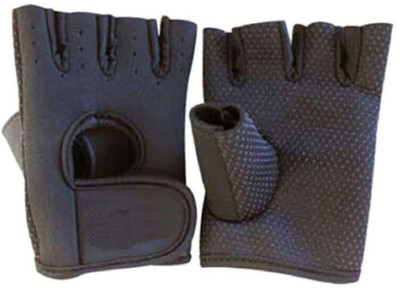 SBRMART Gym Gloves For Men And Women With Padded Cushion Gym & Fitness Gloves Gym & Fitness Gloves (, Black