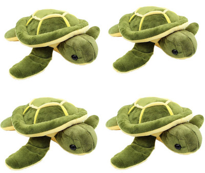 MEGAEMART TORTOISE ANIMAL SOFT TOY PACK OF 4 - 25 cm(Multicolor)