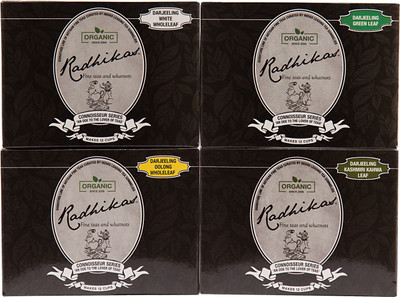 Radhikas Fine Teas and Whatnots Connoisseur Combo LUXURY Leaves Instant Tea Box(100 g)
Radhikas Fine Teas and Whatnots Connoisseur Combo LUXURY Leaves Instant Tea Box(100 g)