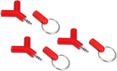 ReTrack SET OF 3PC Y Shape 3.5mm Double Jack Audio Splitter Headphone Male To Two Female USB Adapter(Red)
ReTrack SET OF 3PC Y Shape 3.5mm Double Jack Audio Splitter Headphone Male To Two Female USB Adapter(Red)