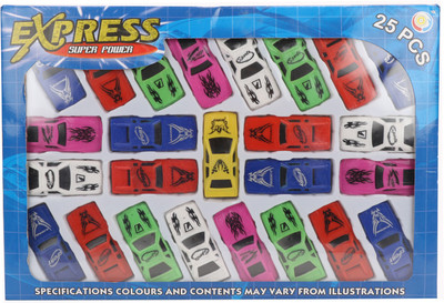 BIG MONKEY TOYS Express Super Power 25 Pcs car Set (Multicolor)(Red, Blue, Yellow, Pink, Green), Blue;green;pink;red;yellow
BIG MONKEY TOYS Express Super Power 25 Pcs car Set (Multicolor)(Red, Blue, Yellow, Pink, Green), Blue;green;pink;red;yellow