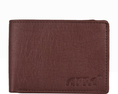 AFFA Men Brown Artificial Leather Wallet(7 Card Slots)