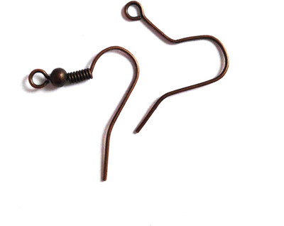 Aumni Crafts Jewellery Making Earring Hooks 18x17mm Curved Hook Antique Copper Color (Pack of 50 grams, 250 pieces)
Aumni Crafts Jewellery Making Earring Hooks 18x17mm Curved Hook Antique Copper Color (Pack of 50 grams, 250 pieces)