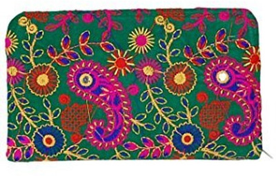GiftingTree Casual, Party, Formal Green Clutch