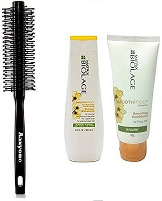 aaxyone Hair Brush and Matrix SmoothProof Shampoo 200 ML and Conditioner 96 GM(Set of 3)
aaxyone Hair Brush and Matrix SmoothProof Shampoo 200 ML and Conditioner 96 GM(Set of 3)