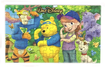 Happy GiftMart Fun Winnie The Pooh 60 Pieces Wooden Jigsaw Puzzle Multicolor Cartoon Puzzle for Kids 22.5 cm x 13.8 cm(60 Pieces)
Happy GiftMart Fun Winnie The Pooh 60 Pieces Wooden Jigsaw Puzzle Multicolor Cartoon Puzzle for Kids 22.5 cm x 13.8 cm(60 Pieces)