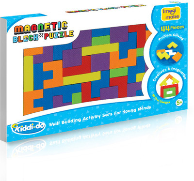 Imagimake Magnetic Block Puzzle And Game (5 Years +) To Enhance Creativity, Imagination, Fine Motor Skills & Problem Solving Capabilities, 8 mm Foam (Multicolor)(45 Pieces)
Imagimake Magnetic Block Puzzle And Game (5 Years +) To Enhance Creativity, Imagination, Fine Motor Skills & Problem Solving Capabilities, 8 mm Foam (Multicolor)(45 Pieces)