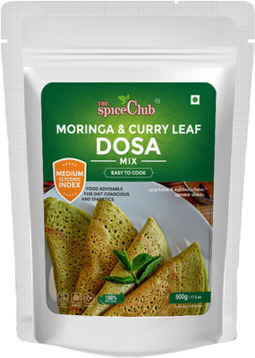 The Spice Club Moringa & Curry Leaf Dosa Mix (100% Natural, No Preservatives, Medium Glycemic Index, Easy to Cook) - 500 g
The Spice Club Moringa & Curry Leaf Dosa Mix (100% Natural, No Preservatives, Medium Glycemic Index, Easy to Cook) - 500 g