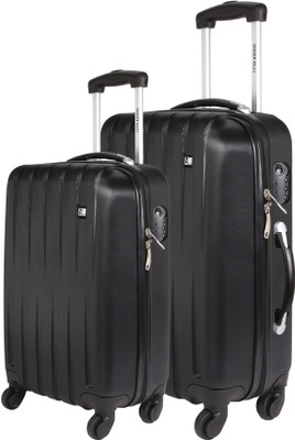 Nasher Miles Zurich Black Abs Hardsided Set Of 2 Luggage Set(55 & 65 Cm) Check-in Luggage - inch(Black
Nasher Miles Zurich Black Abs Hardsided Set Of 2 Luggage Set(55 & 65 Cm) Check-in Luggage - inch(Black