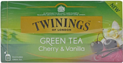 Twinings Green Tea Cherry & Vanilla, 25 Tea Bags - 42.5g (25x1.7g) Cherry, Cherry Green Tea Bags Box(25 Bags)
Twinings Green Tea Cherry & Vanilla, 25 Tea Bags - 42.5g (25x1.7g) Cherry, Cherry Green Tea Bags Box(25 Bags)