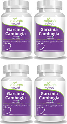 Natures Velvet Lifecare Garcinia Cambogia Pure Extract 500 mg, 60 Veggie Capsules - Pack of 4(500 mg)
Natures Velvet Lifecare Garcinia Cambogia Pure Extract 500 mg, 60 Veggie Capsules - Pack of 4(500 mg)