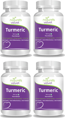 Natures Velvet Lifecare Turmeric Pure Extract 500mg, 60 Veggie Capsules - Pack of 4(500 mg)
Natures Velvet Lifecare Turmeric Pure Extract 500mg, 60 Veggie Capsules - Pack of 4(500 mg)