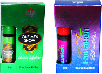 Zia One Man Show and Fawaken Malaysian Edition Floral Attar(Davana)