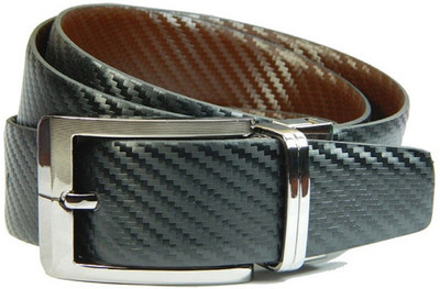 gil Men Party, Casual Black, Brown Genuine Leather Reversible Belt, Blk/brn