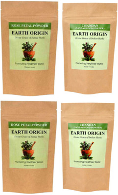 Earth Origin Rose Petal Powder & Sandal wood Powder (Combo) 200 gm each (400 g)(400 g)
Earth Origin Rose Petal Powder & Sandal wood Powder (Combo) 200 gm each (400 g)(400 g)