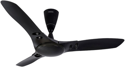 Usha EX 9 3 Blade Ceiling Fan(midnight black, Pack of 1)