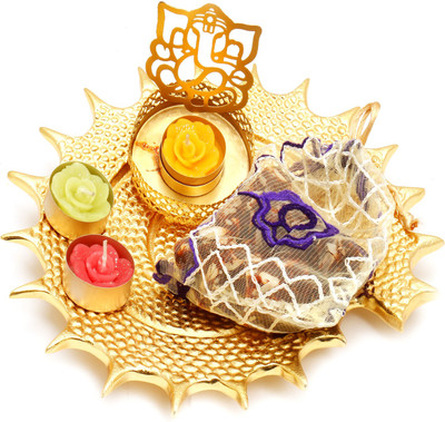 Ghasitaram Gifts Sugarfree Sweets-Golden Shell Thali/ Platter with Ganesha T-Lite and Sugarfree Mix Pouch Combo(3)
Ghasitaram Gifts Sugarfree Sweets-Golden Shell Thali/ Platter with Ganesha T-Lite and Sugarfree Mix Pouch Combo(3)