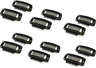 Ritzkart 12 pc SMALL Size HAIR Clip in Hair Extensions U-shape with soft rubber 6 Teeth Stainless Steel Material ( 12 Pcs/pack Small Size Black) … Hair Clip(Black)
Ritzkart 12 pc SMALL Size HAIR Clip in Hair Extensions U-shape with soft rubber 6 Teeth Stainless Steel Material ( 12 Pcs/pack Small Size Black) … Hair Clip(Black)