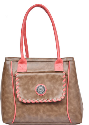Al Jazeera Shoulder Bag(Khaki, Pink)
