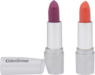 COLOR DIVINE SET OF TWO PREMIUM LIPSTICKS(multicolor, 7 g)